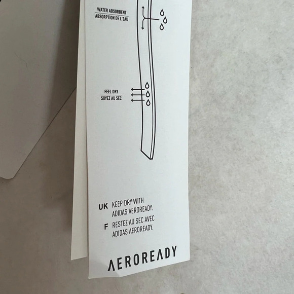 Adidas Women's Aeroready Medium Support Bra Top Sport Crossing Back Dark Grey S - Picture 7 of 10